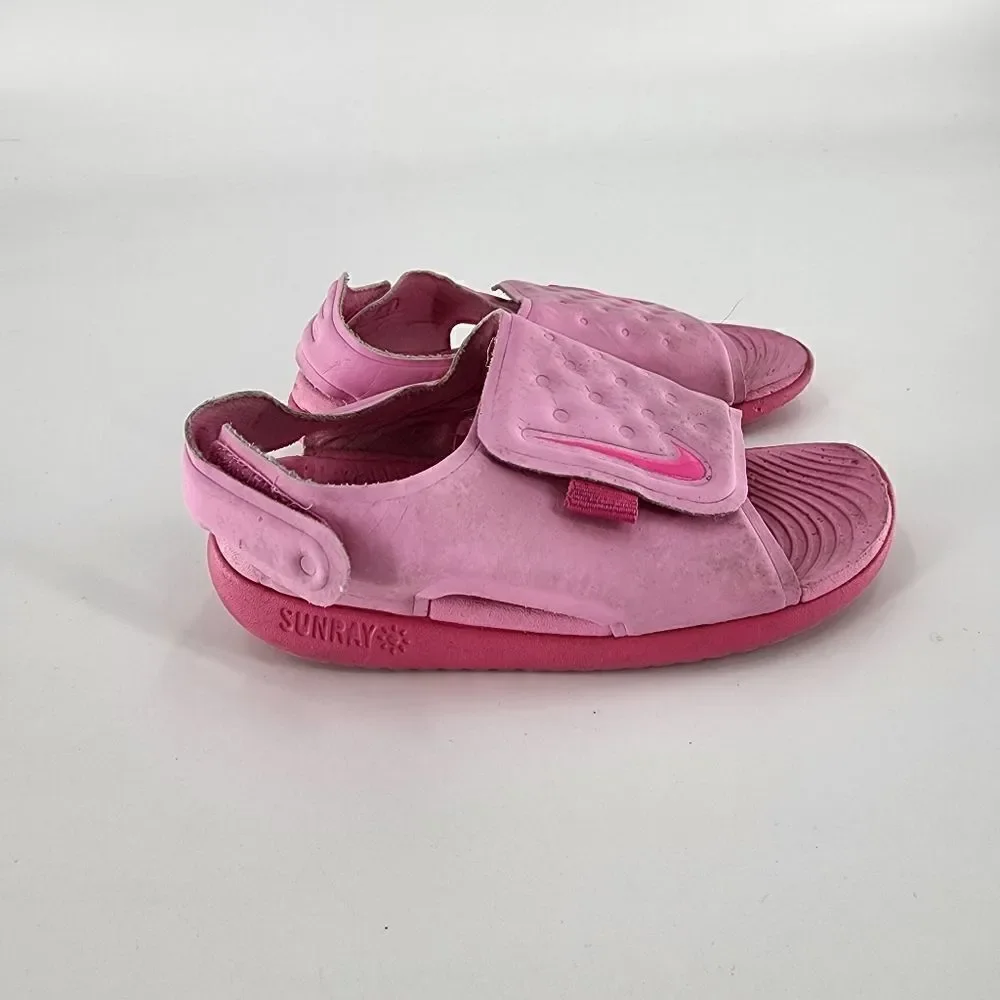 Nike sunray pink kids sandals 9c toddler girls summer shoes